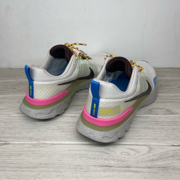 Nike React Infinity Run Flyknit 3 Men's Size 12 White Running Shoes FJ7068-120 - Picture 6 of 9